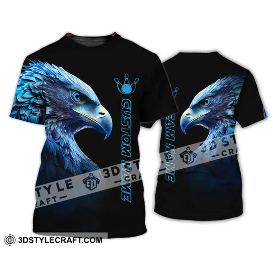 Unisex Shirt - Custom Name Eagle Shirt - Shirt for Eagle Lover - 3D Eagle T-Shirt style option 2