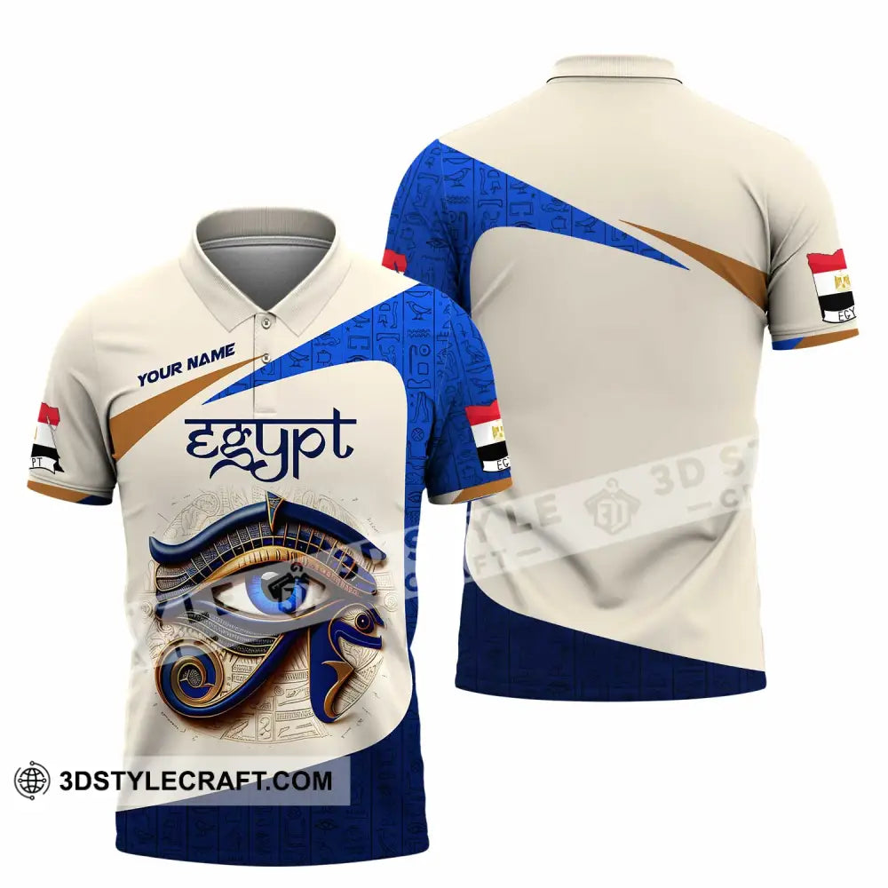 Unisex Shirt Custom Name Egypt Lover Gift Polo / S T-Shirt