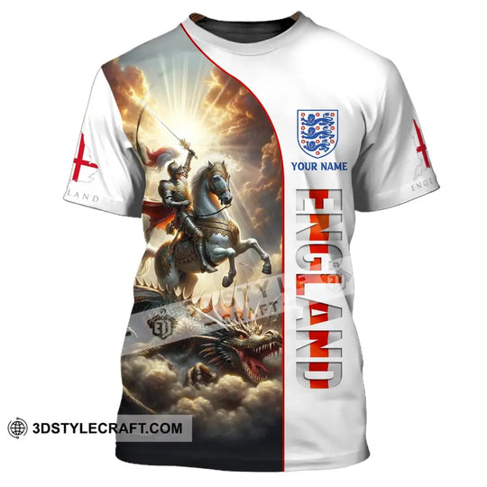 Unisex Shirt, Custom Name England Shirt, England Knight Shirt, Gift for English style option 2