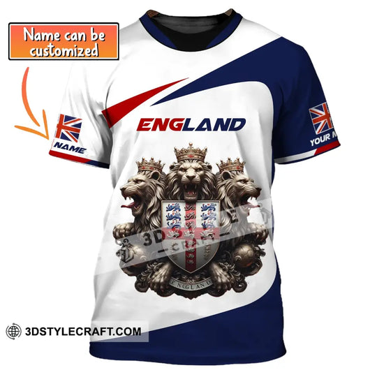 Unisex Shirt, Custom Name England T-Shirt, England Pride Shirt, England Gift style option 1