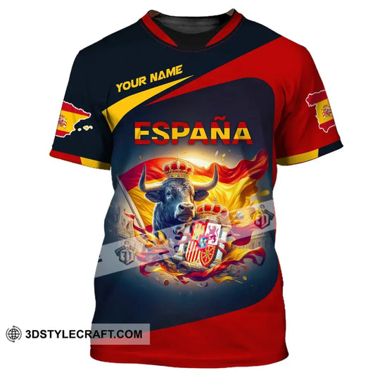 Unisex Shirt, Custom Name España Shirt, España Polo Shirt, Spanish Love Shirts style option 2