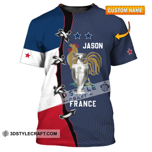 Unisex Shirt - Custom Name Fff France T-Shirt