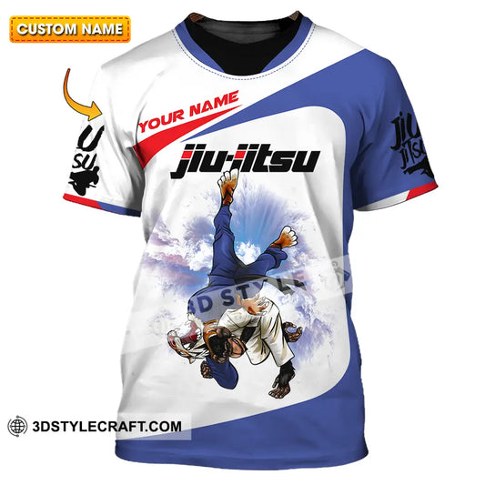 Unisex Shirt - Custom Name Fight Jiu Jitsu T-Shirt