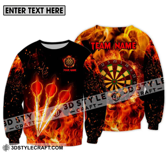 Unisex Shirt - Custom Name Fire Darts Shirt style option 4