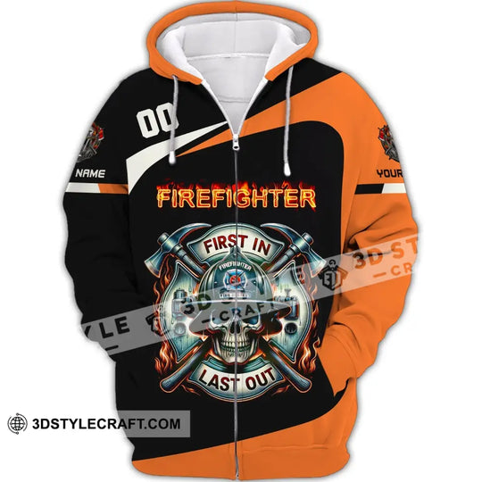 Unisex Shirt, Custom Name Fire Fighter T-Shirt, Shirt for Firefighter, Firefighter T-shirt, Firefighter Polo Shirt style option 3