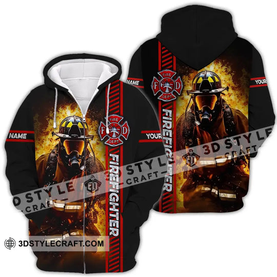 Unisex Shirt - Custom Name Shirt, Firefighter Patriot Day 911 style option 4