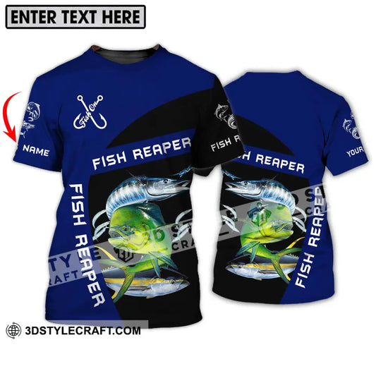 Unisex Shirt - Custom Name Fish Reaper T-Shirt