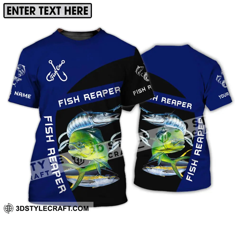 Unisex Shirt - Custom Name Fish Reaper T-Shirt / S T-Shirt