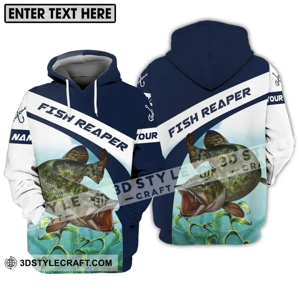 Unisex Shirt - Custom Name Fishing Lover Fish Reaper Hoodie / S T-Shirt