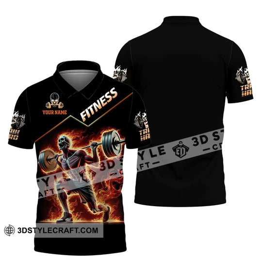Unisex Shirt, Custom Name Fitness Shirt, Gym Lover Gift style option 4