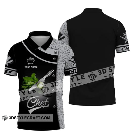 Unisex Shirt, Custom Name Shirt for Chef, Chef Apparel, T-shirt for Chefs style option 4