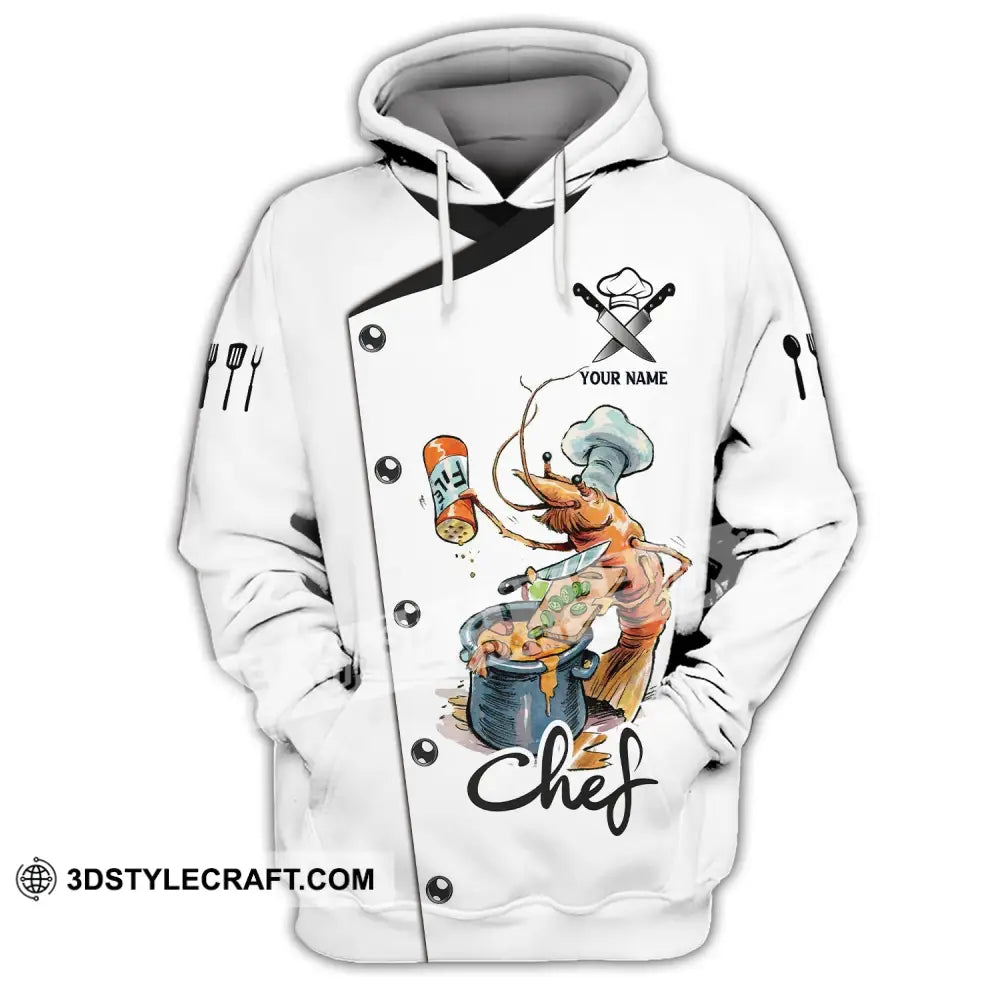 Unisex Shirt Custom Name For Chef Chefs T-Shirt Apparel Hoodie / S T-Shirt