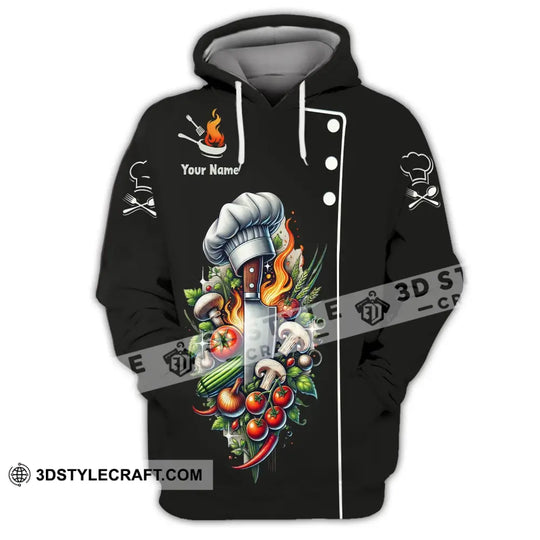 Unisex Shirt - Custom Name Shirt For Chef style option 2