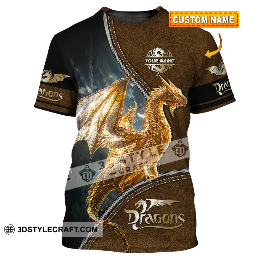 Unisex Shirt Custom Name For Dragon Lover T-Shirt Hoodie Long Sleeve T-Shirt