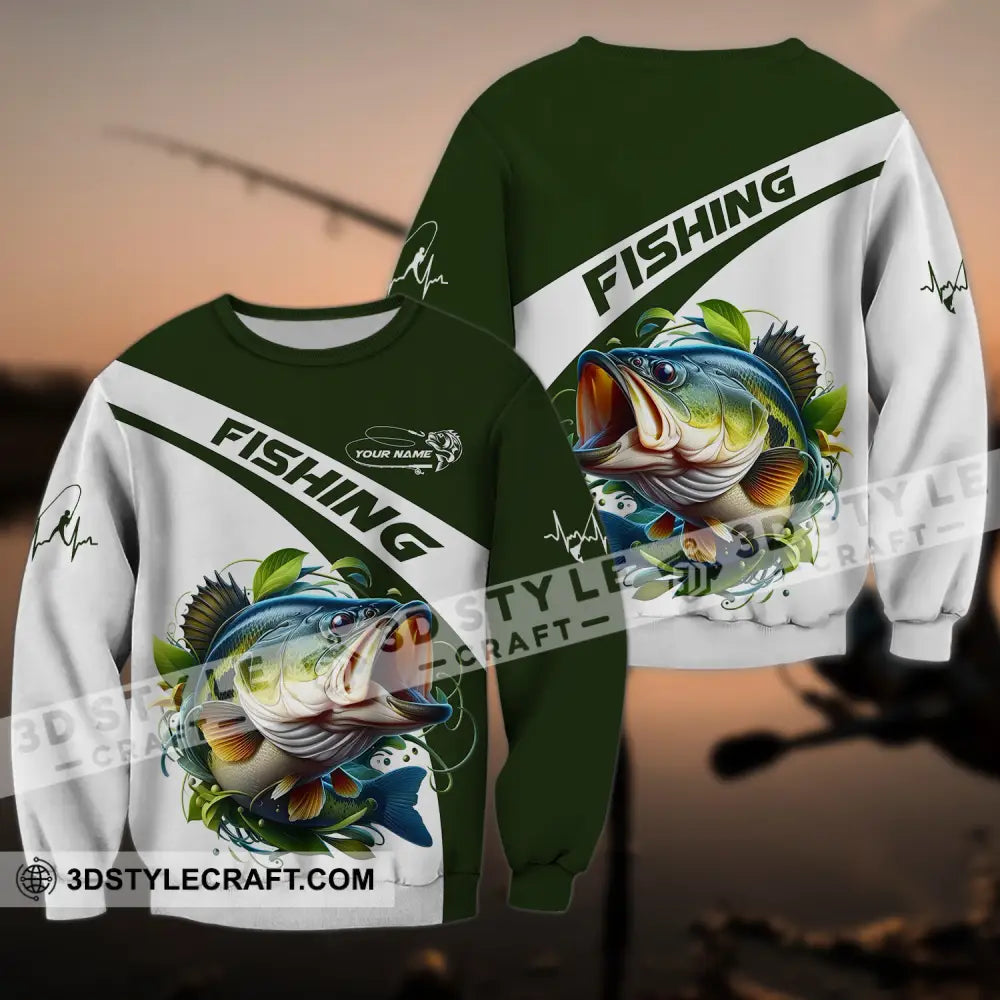 Unisex Shirt - Custom Name For Fisher Fishing Long Sleeve / S T-Shirt