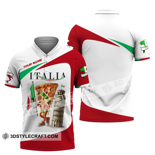 Unisex Shirt, Custom Name Shirt for Italia Lover, Italia T-Shirt Hoodie Long Sleeve Shirt style option 4