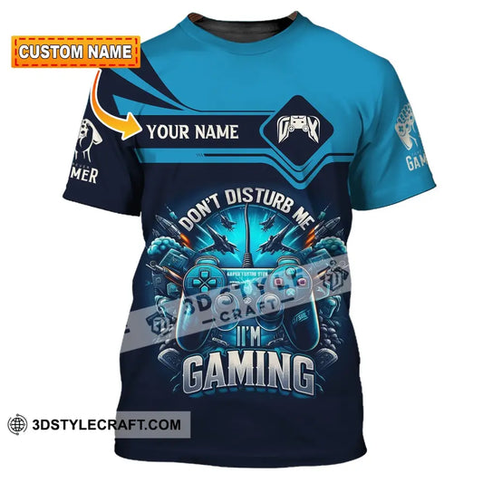 Unisex Shirt Custom Name Gamer For Game Lover Apparel T-Shirt