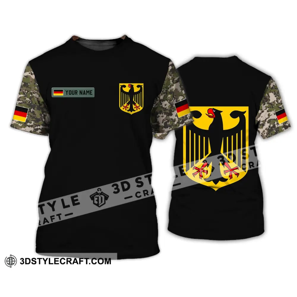 Unisex Shirt - Custom Name Germany Army 3D T-Shirt / S T-Shirt