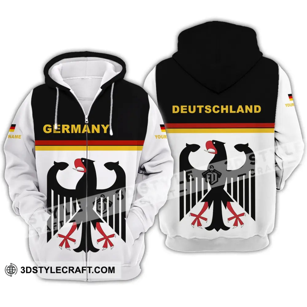 Unisex Shirt - Custom Name Germany Deutschland K5 Zipper Hoodie / S T-Shirt