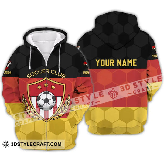 Unisex Shirt - Custom Name Shirt, Germany Flag Color And Icon style option 4