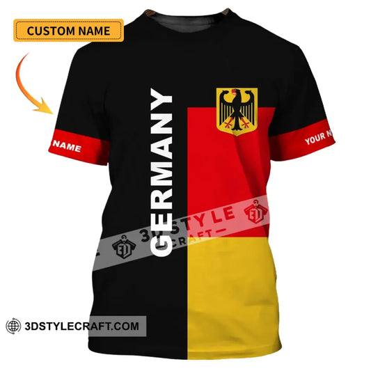 Unisex Shirt - Custom Name Germany Flag T-Shirt