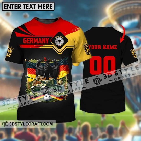 Unisex Shirt, Custom Name Germany Football Shirt, Germany Football Polo Long Sleeve, Soccer Lover Shirt style option 1