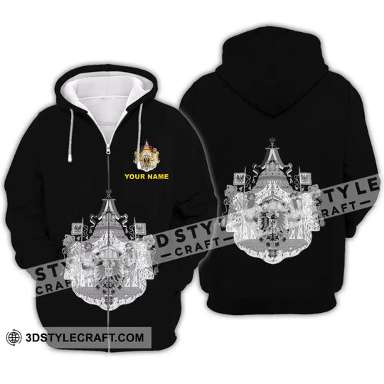 Unisex Shirt - Custom Name Shirt - Germany Logo 3D Name Shirt style option 4