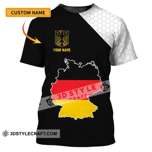 Unisex Shirt - Custom Name Germany Map Version T-Shirt