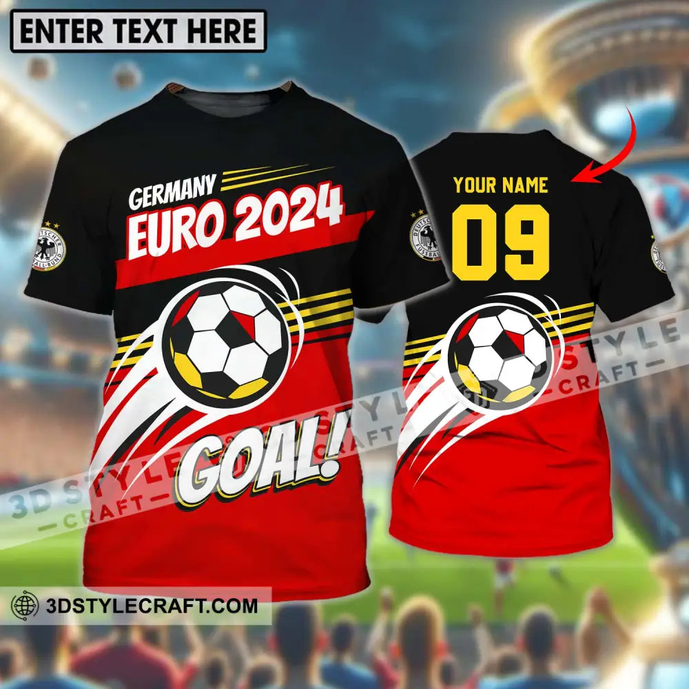 Unisex Shirt - Custom Name Germany National Team Euro 2024 Goal! T-Shirt