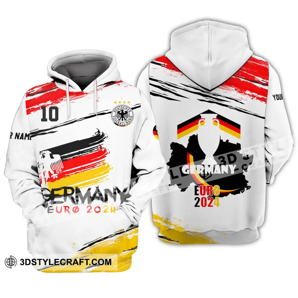 Unisex Shirt - Custom Name Germany National Team Euro 2024 Hoodie / S T-Shirt