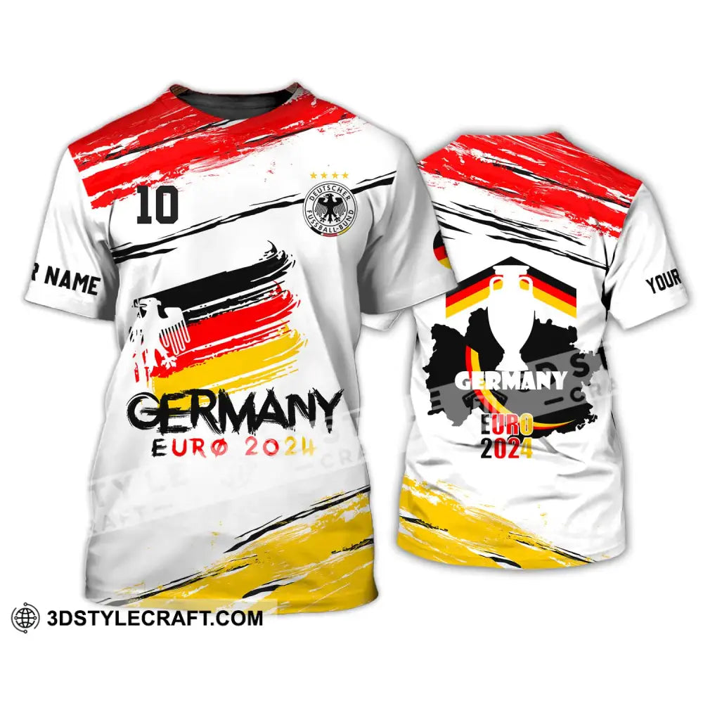 Unisex Shirt - Custom Name Germany National Team Euro 2024 T-Shirt / S T-Shirt