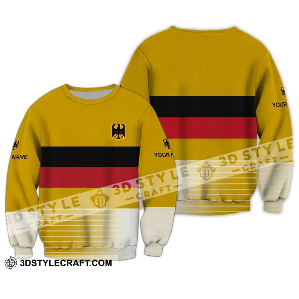 Unisex Shirt - Custom Name Germany New Release Long Sleeve / S T-Shirt