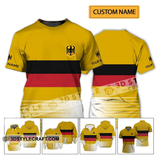 Unisex Shirt - Custom Name Shirt - Germany New Release Shirt style option 2