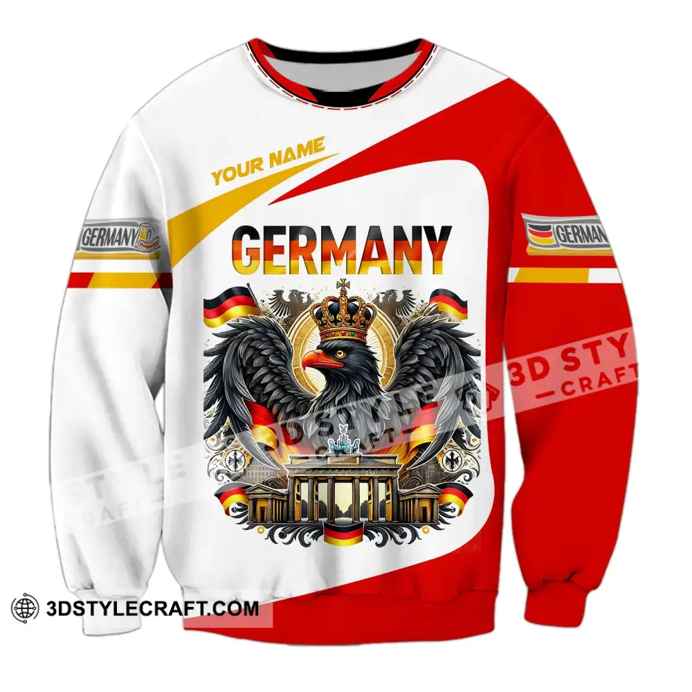 Unisex Shirt Custom Name Germany Polo Long Sleeve Gift / S T-Shirt