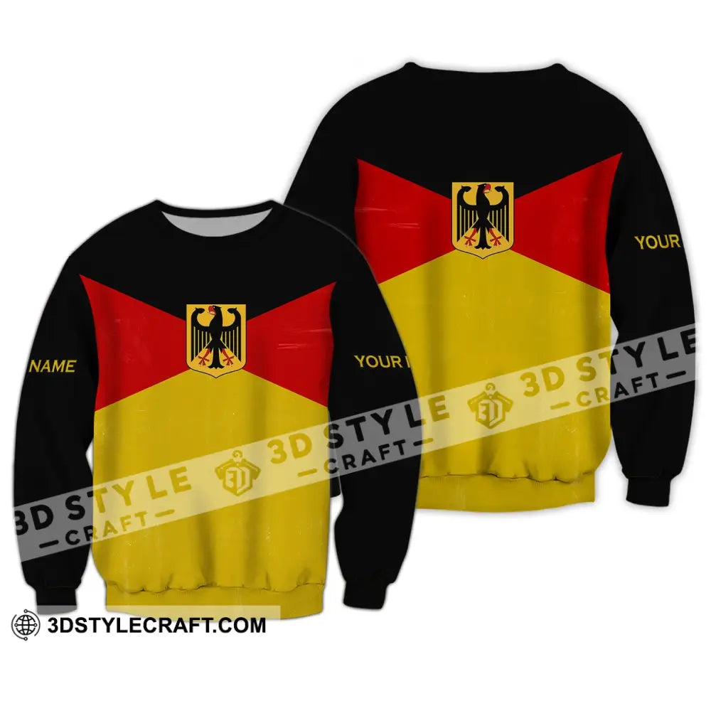 Unisex Shirt - Custom Name Germany Spirit Long Sleeve / S T-Shirt