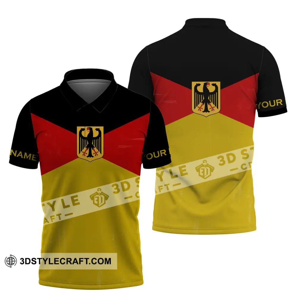 Unisex Shirt - Custom Name Germany Spirit Polo / S T-Shirt