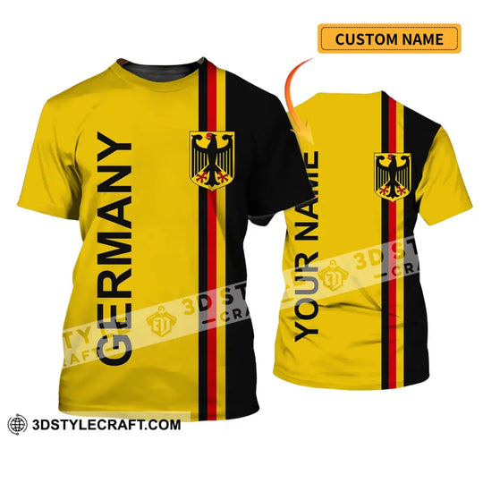 Unisex Shirt - Custom Name Shirt - Germany Straight All Over Style Name Shirt style option 1