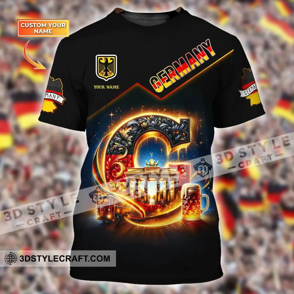 Unisex Shirt Custom Name Germany T-Shirt German Lover Gift