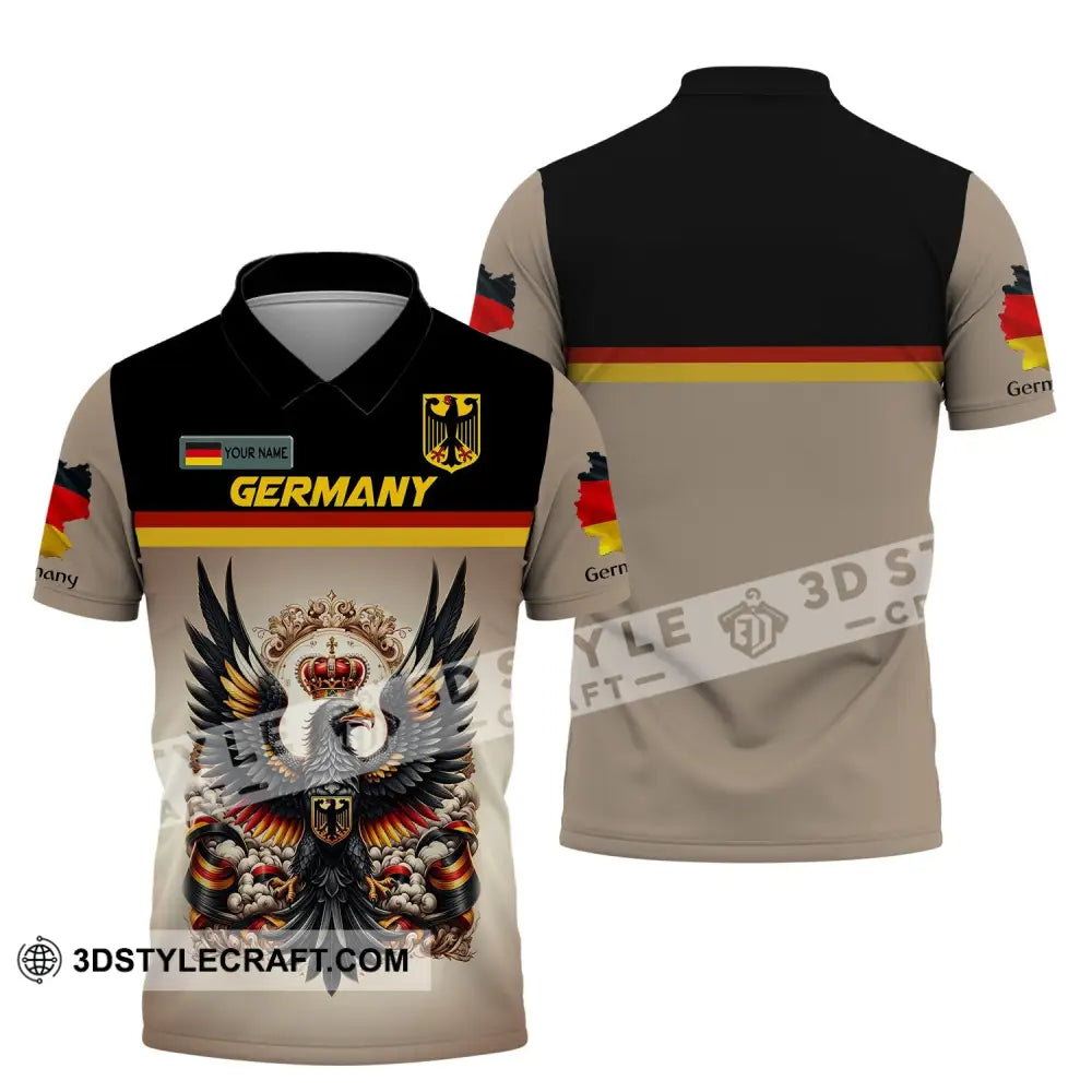 Unisex Shirt Custom Name Germany T-Shirt German Polo Love Gift / S