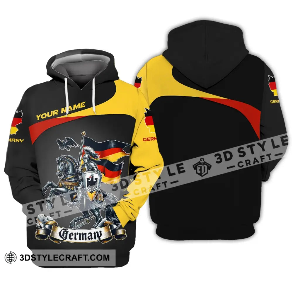 Unisex Shirt Custom Name Germany T-Shirt German Pride Gift Hoodie / S