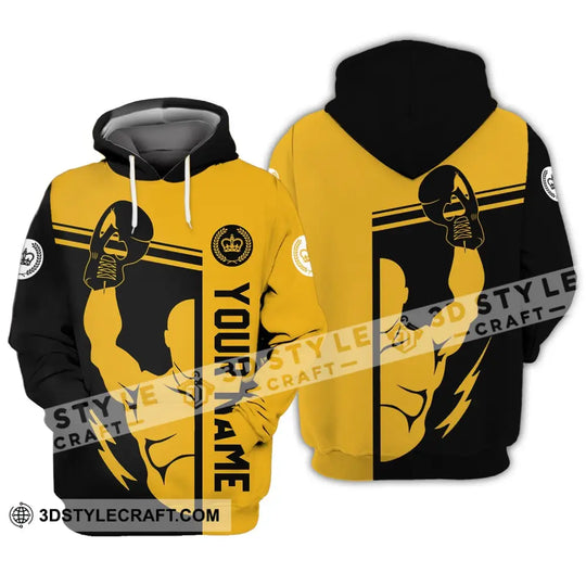 Unisex Shirt - Custom Name Shirt - Gift For Boxing Lover, Logo Name Shirt style option 3