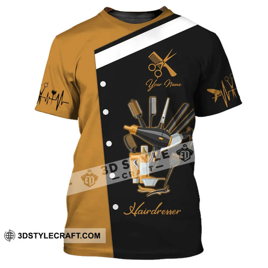 Unisex Shirt - Custom Name Shirt - Gift For Hairdresser style option 2