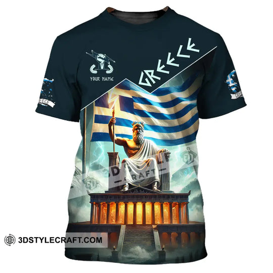 Unisex Shirt, Custom Name Greece Shirt, Greece T-Shirt, Greece Lover Gift style option 3