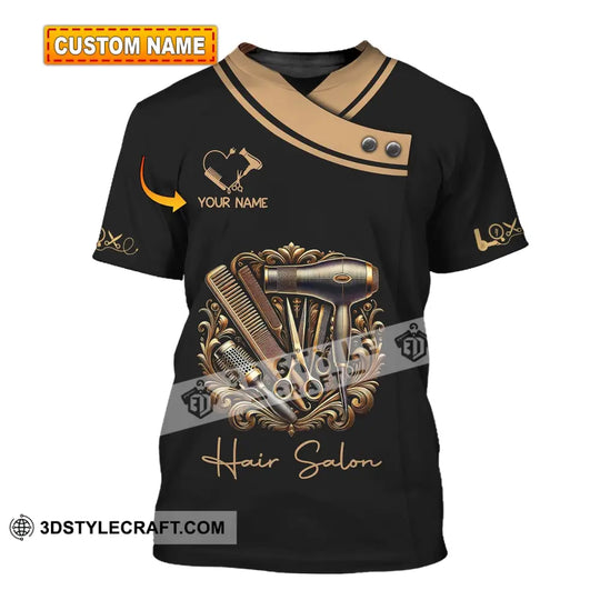 Unisex Shirt - Custom Name Hair Stylist Shirt style option 1