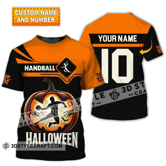 Unisex Shirt - Custom Name Handball Player T-Shirt