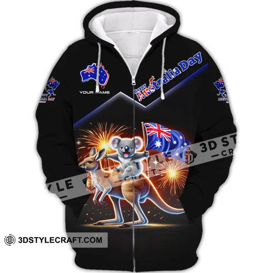 Unisex Shirt, Custom Name Happy Australia Day Shirt, Australia Lover Gift style option 3
