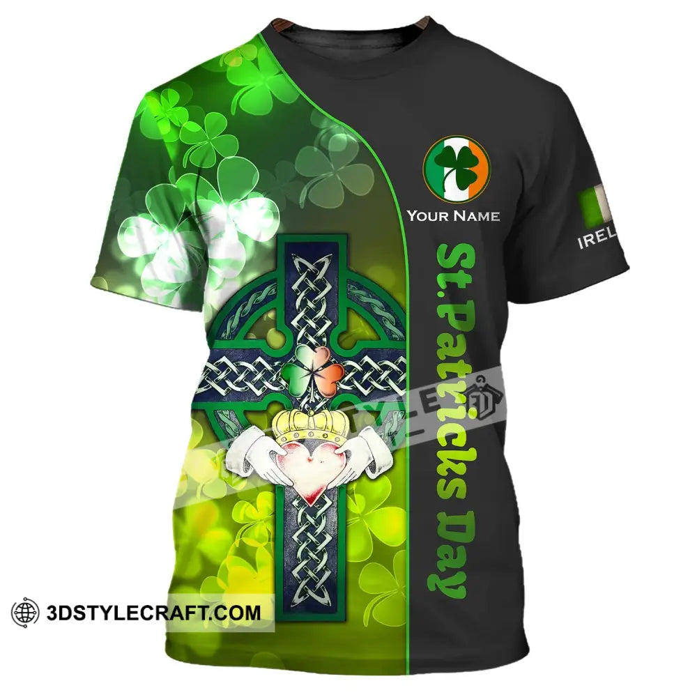 Unisex Shirt - Custom Name Happy Saint Patrick’s Day Gift For St.patrick’s T-Shirt / S T-Shirt