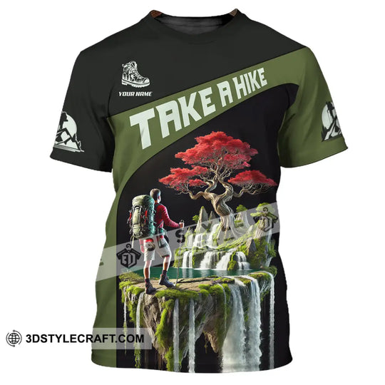 Unisex Shirt, Custom Name Hiking Shirt, Hiking Lover Gift style option 2