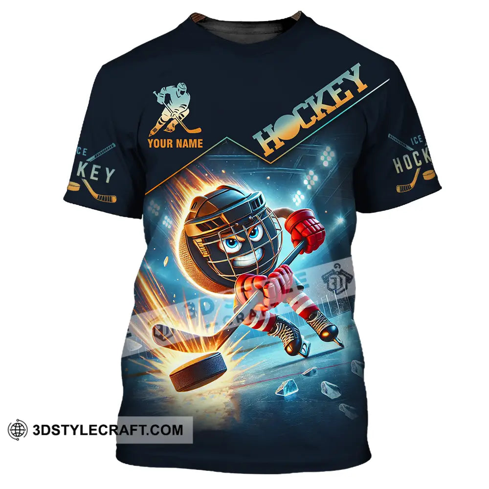 Unisex Shirt - Custom Name Hockey T-Shirt / S T-Shirt