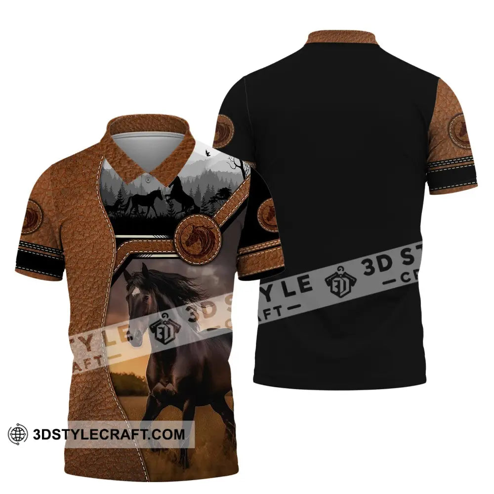 Unisex Shirt Custom Name Horse T-Shirt For Racing Club Gift Lovers Polo / S